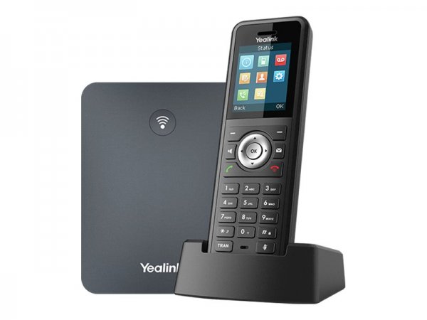 Yealink W79P - Telefono cellulare IP - Nero - Cornetta wireless - Scrivania/Parete - 50 m - 300 m