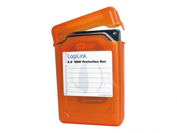 LogiLink UA0133O - Cover - Arancione - 3.5" - Resistente agli urti - Resistente all’acqua