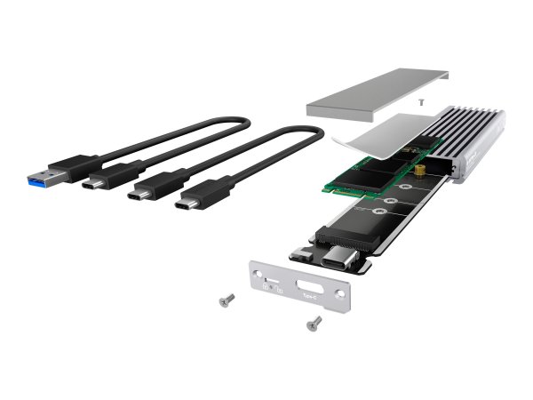 ICY BOX IB-1817MA-C31 - Box esterno SSD - M.2 - PCI Express 3.0 - 10 Gbit/s - Collegamento del dispo