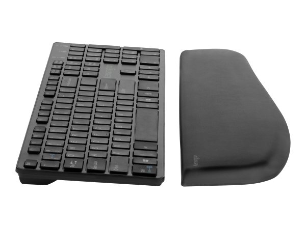 Kensington Poggiapolsi per tastiere sottili ErgoSoft™ - Gel - Nero - 100 x 432 x 10 mm - 380 g - 453