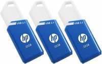 HP PNY x755w Triple Pack - 32 GB - USB tipo A - 3.2 Gen 1 (3.1 Gen 1) - 75 MB/s - Lamina di scorrime