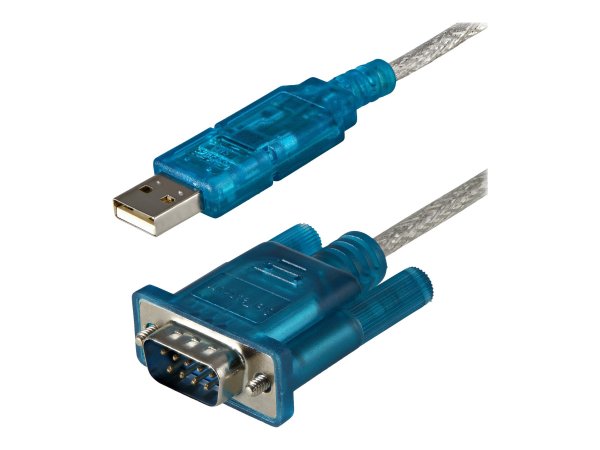 StarTech.com Cavo adattatore seriale USB a RS-232 DB9 90 cm - M/M - DB-9 - USB 2.0 A - 0,9 m - Blu -