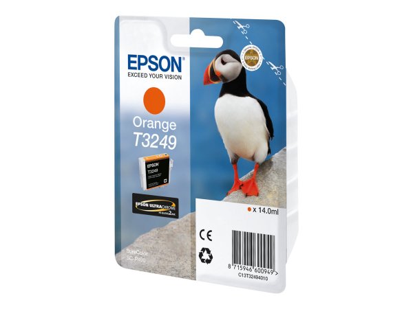 Epson T3249 Orange - Inchiostro a base di pigmento - 14 ml - 980 pagine - 1 pz