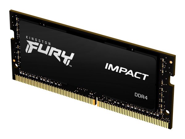 Kingston FURY Impact - 16 GB - 1 x 16 GB - DDR4 - 2666 MHz - 260-pin SO-DIMM - Nero