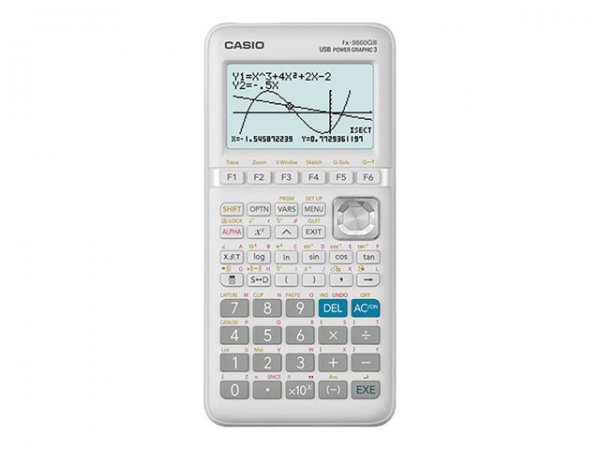 Casio FX-9860GIII - Tasca - Calcolatrice grafica - Flash - Porta USB - Batteria - Bianco
