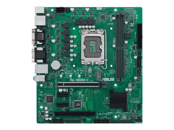 ASUS Pro H610M-C-CSM - Motherboard - micro ATX - LGA1700-Sockel - H610 Chipsatz - USB 3.2 Gen 1, USB