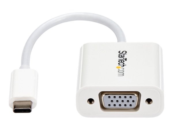 StarTech.com Adattatore USB-C a VGA - Convertitore Video USB 3.1 type-C a VGA - 1080p - Bianco - 3.2
