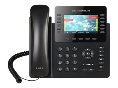 Grandstream GXP2170 - IP Phone - Nero - Cornetta cablata - Scrivania/Parete - 12 linee - 2000 voci