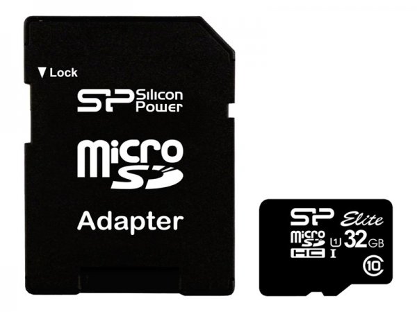 Silicon Power Elite - 32 GB - MicroSDHC - Classe 10 - UHS-I - 85 MB/s - Class 1 (U1)
